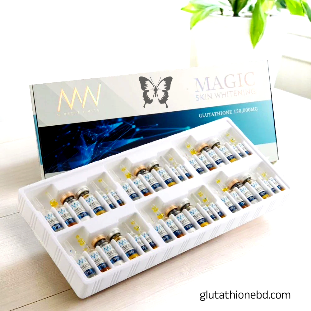 Miracle White Magic Skin 150000mg Glutathione Injection Miracle White Magic Skin 150000mg Glutathione Injection
